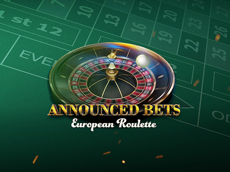 European Roulette Announced Bets 